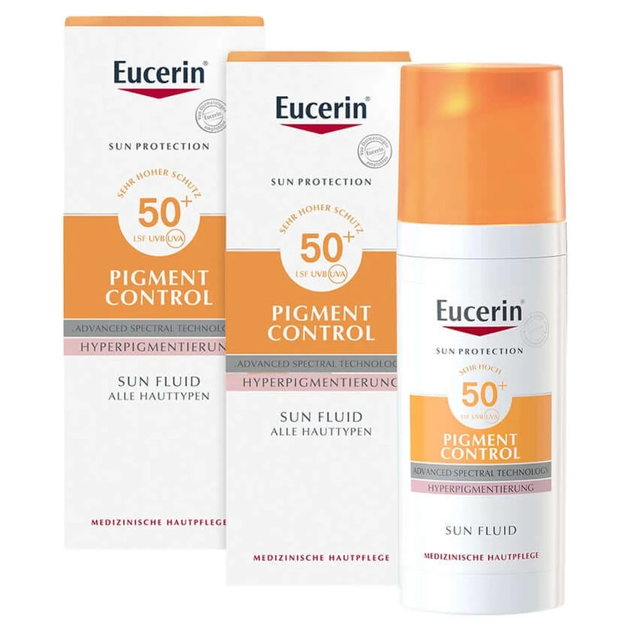 Eucerin Pigment Control SunFluid FPS 50+ 2X50 ml