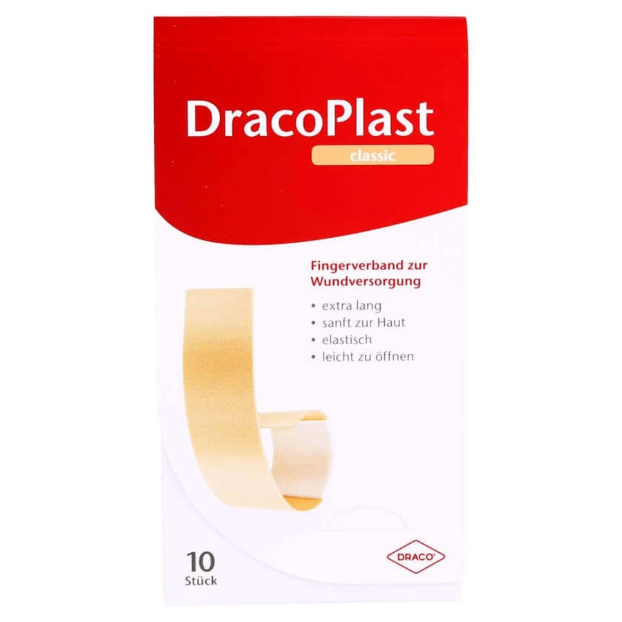 Paski na palce Dracoplast 2x12 cm elastyczne 10 szt.: ceny i cechy
