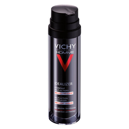 Cremă hidratantă cu cțiune multiplă pentru bărbierit frecvent Idealizer, 50 ml, Vichy Homme