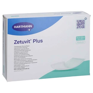 Zetuvit Plus compresa absorbente extra fuerte estéril 10 uds.