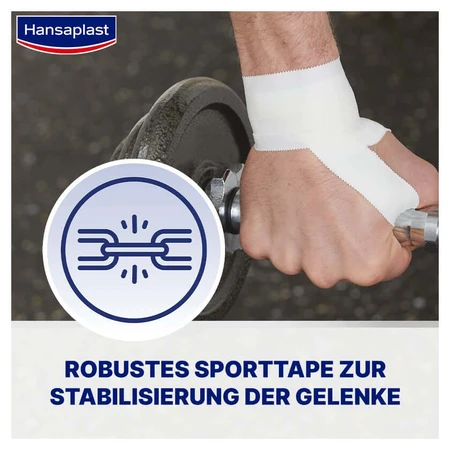 Hansaplast Bandă sport robustă 2,5 cmx10 1 buc