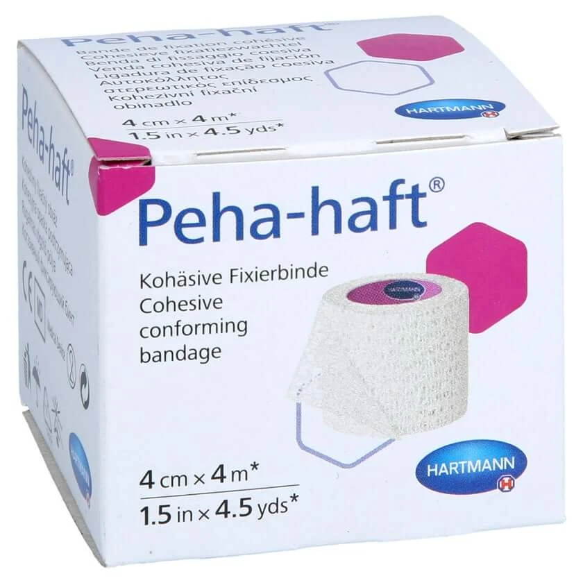 Peha-haft Fixierbinde Latexfrei 4cm X 4m 1 St