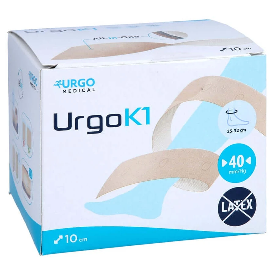 Urgok1 Compr.syst.10cm circumferința gleznei 25-32c 1 buc