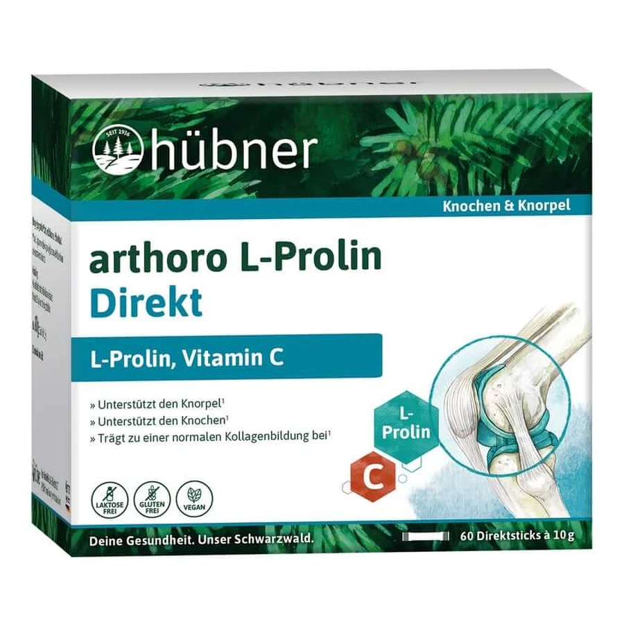 HÜbner Arthoro L-proline Direct Powder 60X10 g