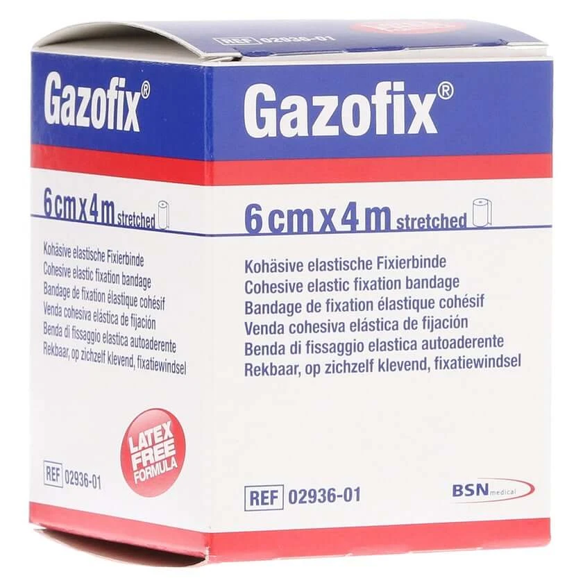 Gazofix Fixierbinde kohäsiv 6 cm x 4 m 1 St