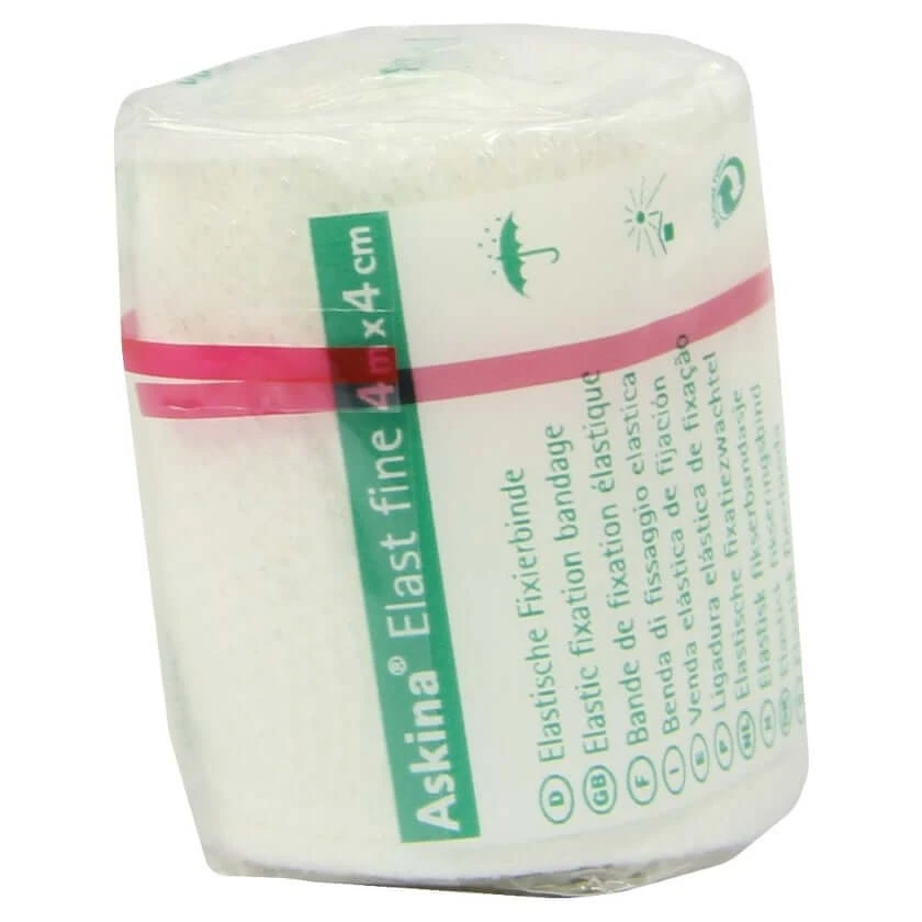 Askina Elast Fine Binde 4 cmx4 m celloph 1 St