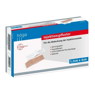 Plasturi hipoalergenici pentru injecții 1,2x4 cm 200 buc