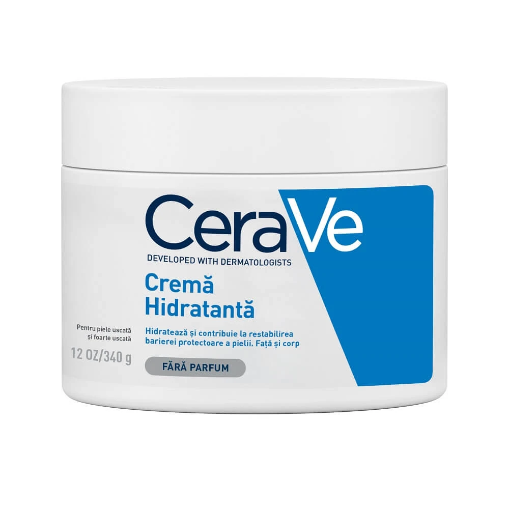 Moisturising face and body cream for dry and very dry skin, 340 g, CeraVe