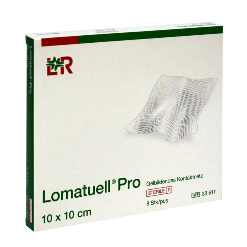 Lomatuell Pro 10x10 cm steril 8 St