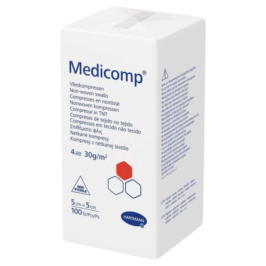Medicomp non sterile 5x5 cm 100 pz.