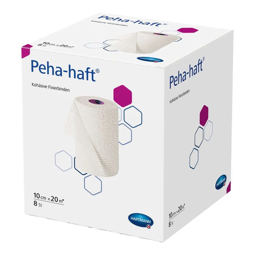 Peha-Haft Fixierbinde Latexfrei 10 cm x 20 m 8 St