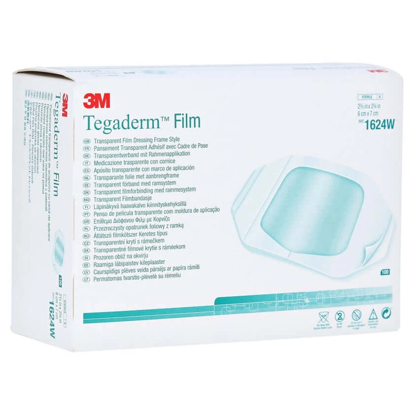 Tegaderm 3M Film 6x7 cm 1624W 100 St