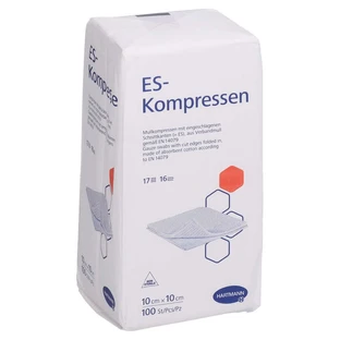 Es-compresas no estériles 10x10 cm 16 pliegues 100 uds.