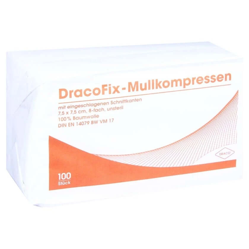 Dracofix Op-kompressen 7,5x7,5 cm unster 100 St