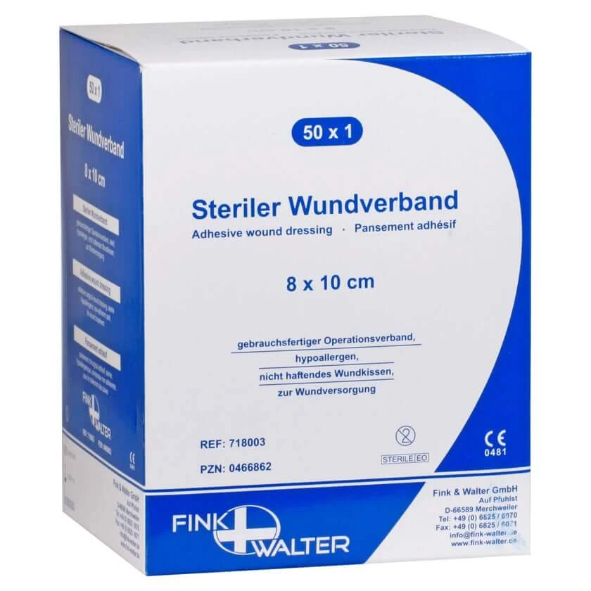 Wundverband Steril 8x10 cm 50 St
