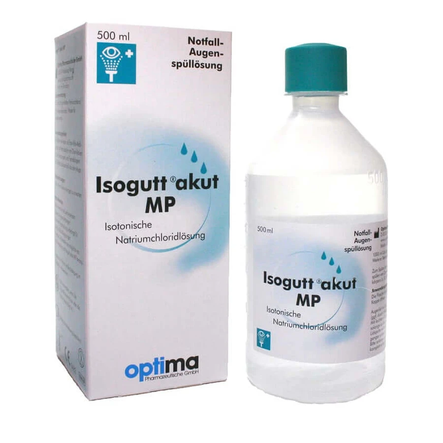 Isogutt soluție acută MP pentru spălarea ochilor 500 ml