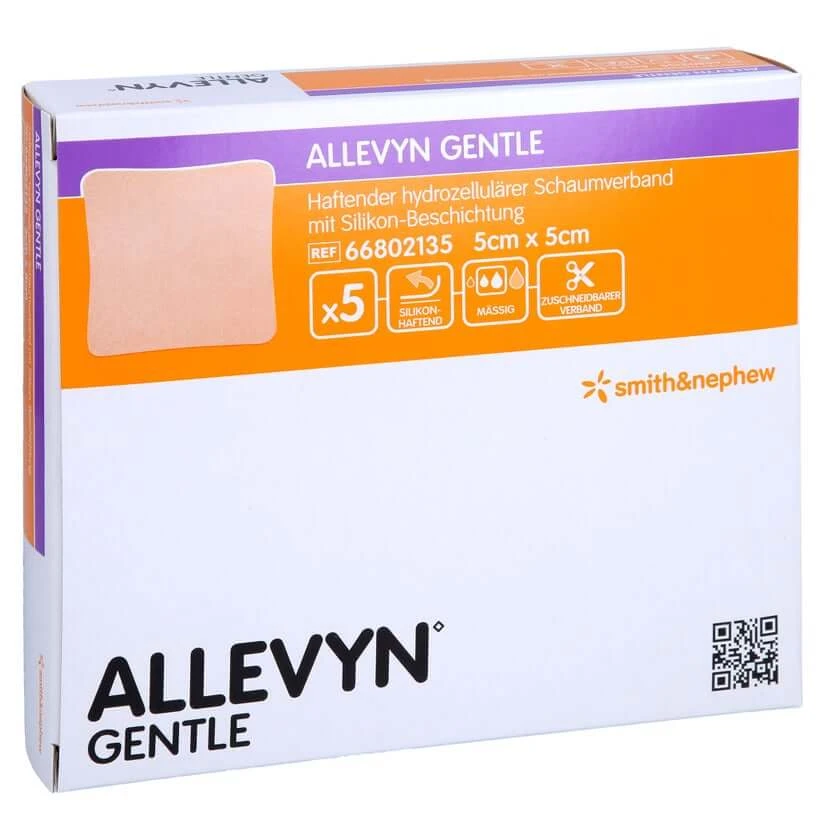 Allevyn Gentle 5x5 cm Schaumverb. 5 St