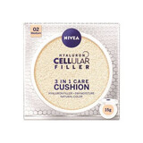 Crema coloranta hidratanta cu FPS 15 Cushion 3 in1 Medium, 15 ml, Nivea