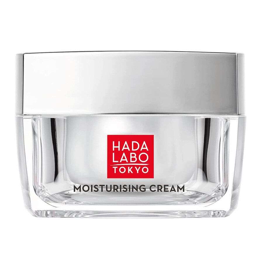 Day and night moisturizing cream for smoothing skin with super hyaluronic acid, 50 ml, Hada Labo Tokyo