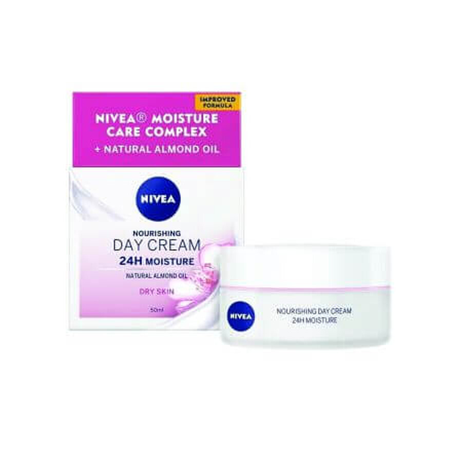 Crema nutritiva de zi pentru tenul uscat si sensibil, 50 ml, Nivea