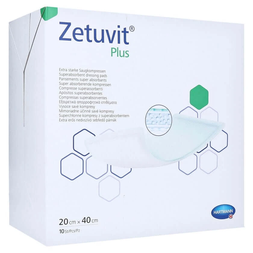 Zetuvit Plus Extrastarke Saugkompr.steri 10 St