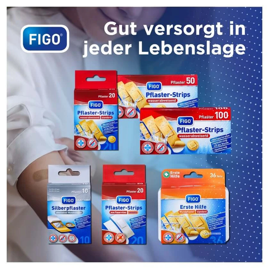 Paski gipsowe FIGO wodoodporne standardowe 20 szt.: ceny i cechy