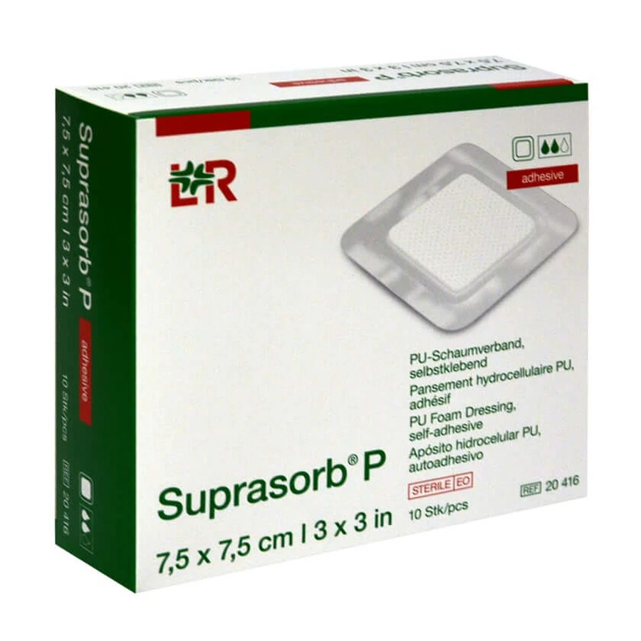 Suprasorb P Pu-espuma autoadhesiva 7,5 10 unid.