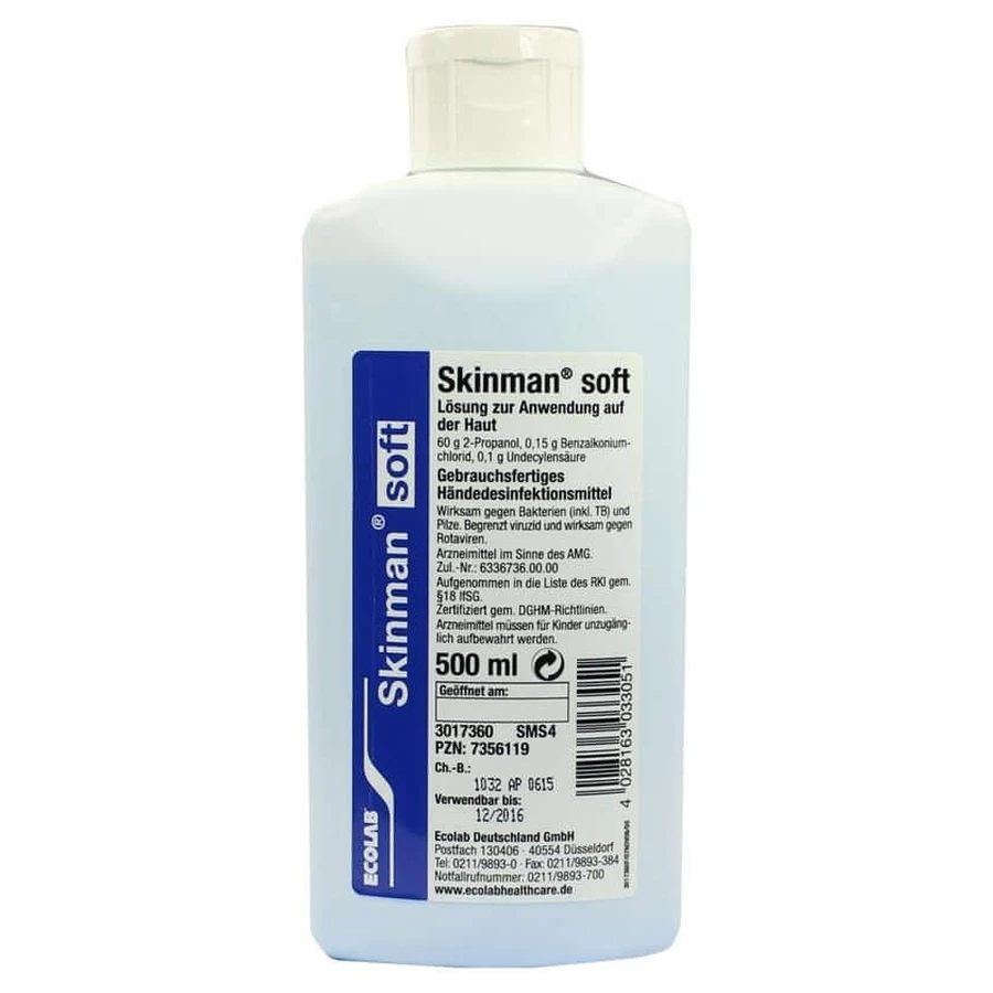 Skinman dozator de dezinfectant pentru mâini soft fl 500 ml