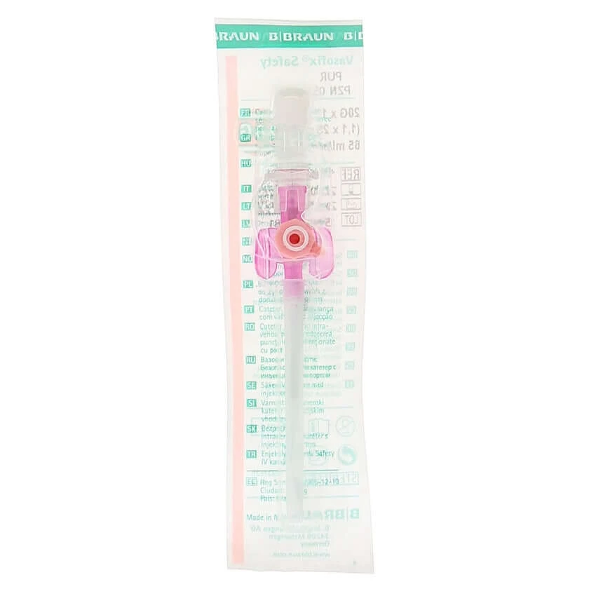 B. Braun Vasofix Safety Venenverweilkanüle rosa-weiß, PUR 20G, 1,1 x 25mm 1 St