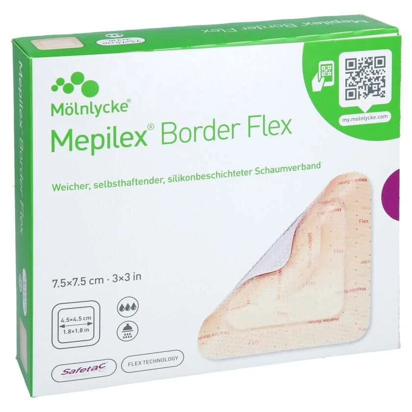 Mepilex Border Flex Schaumverb.haft.7,5x 10 St