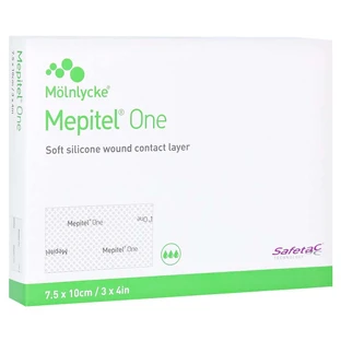 Mepitel One silicon plasă bandaj 7,5 x 10 cm 10 buc