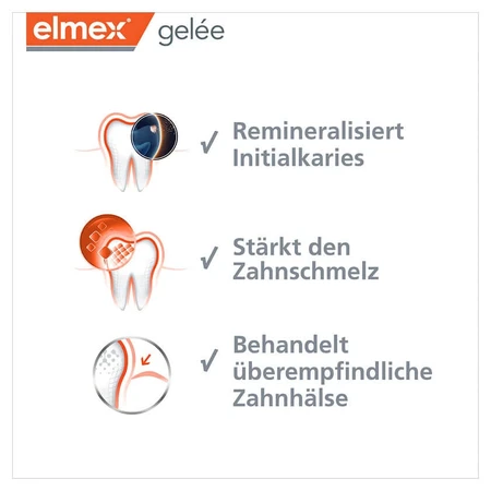elmex gelée pastă de dinți și periuță de dinți 1 set