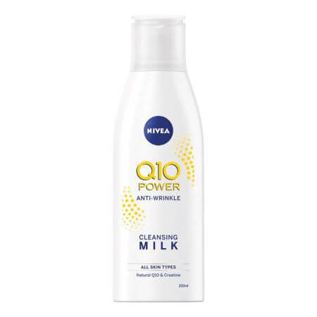 Lapte demachiant antirid cu Q10, 200 ml, Nivea