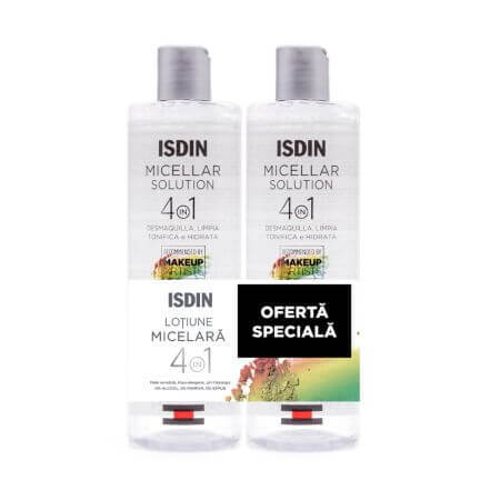 Lotiune micelara 4 in 1, 2x400 ml, Isdin