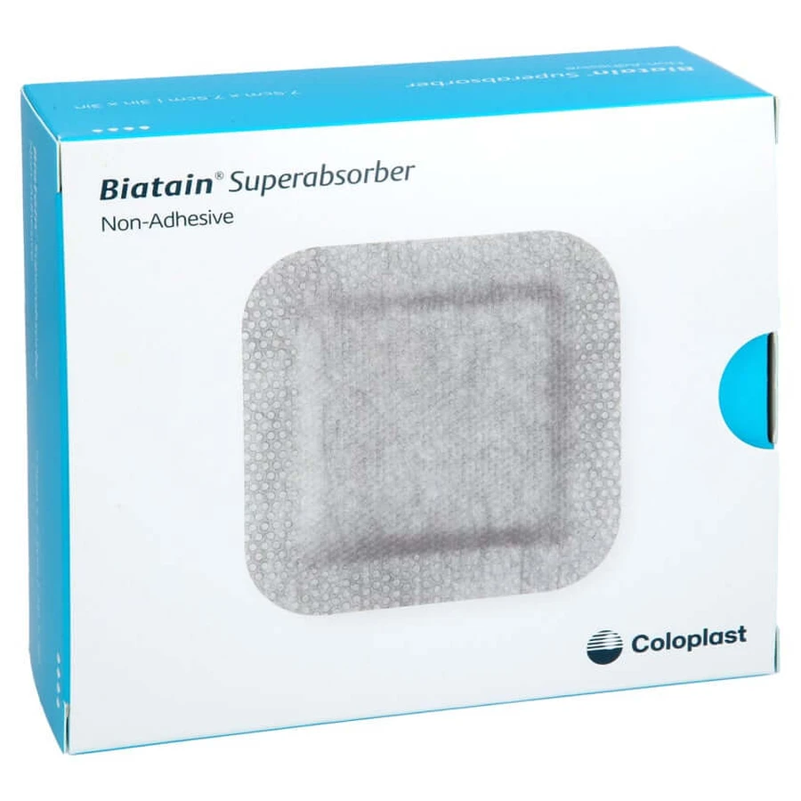 Biatain Superabsorber Non-Adesivo 7,5x7,5 Cm 10 pz.