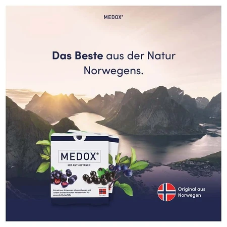 MEDOX - Antocianine din fructe de pădure vegan capsule 30 Capsule