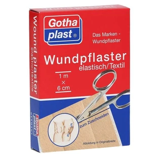 Bande élastique Gothaplast, 1 m x 6 cm, 1 pièce