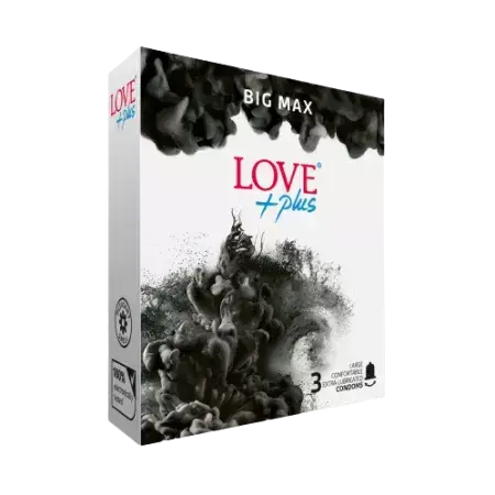 Prezervative Big Max, 3 bucati, Love Plus