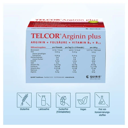Telcor Arginine Plus 120 tabletek: ceny i cechy