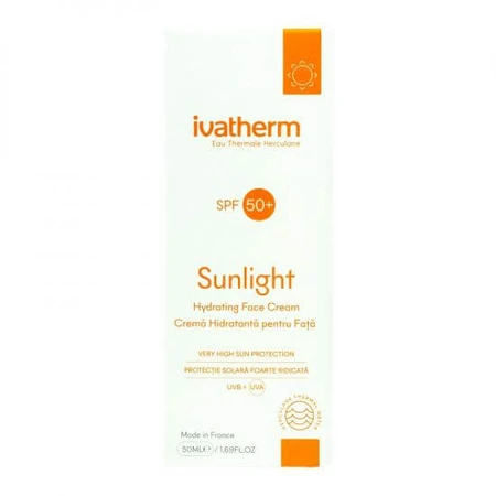 Feuchtigkeitscreme für Gesicht LSF 50+ Sunlight, 50 ml, Ivatherm