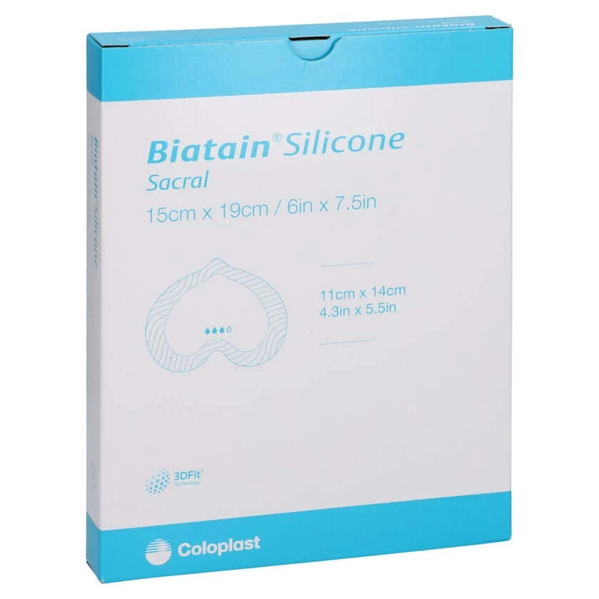 Biatain Silicone Schaumverb.sakrum Klein 15x19 Cm 5 St