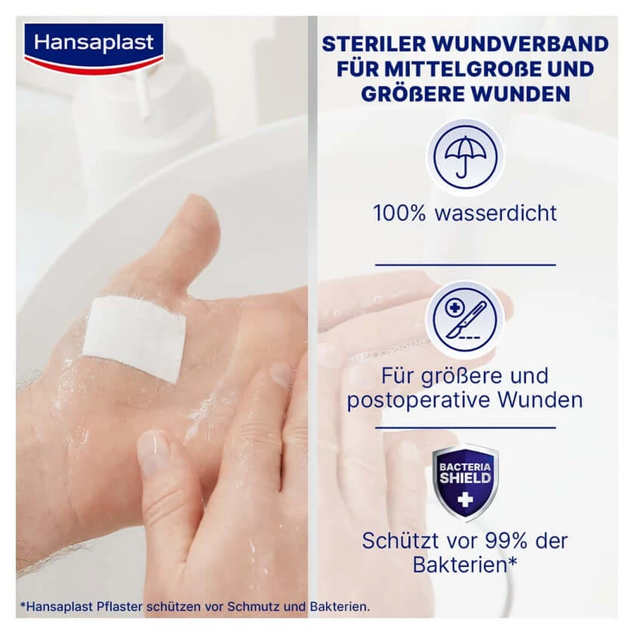 Hansaplast Aqua Protect XL, lot de 5