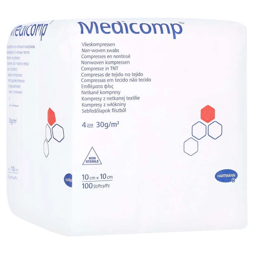 Medicomp unsteril 10x10 cm 100 St