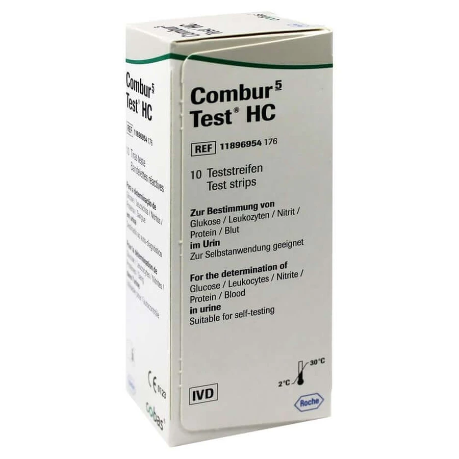 Roche Combur 5 Test® – opakowanie zawierające 10 sztuk: ceny i cechy