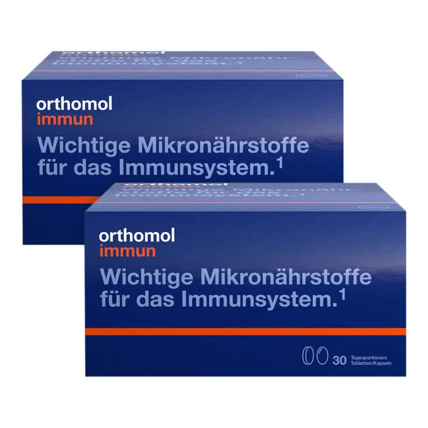 Doppelpack Orthomol Immun Kombipackung 2 St