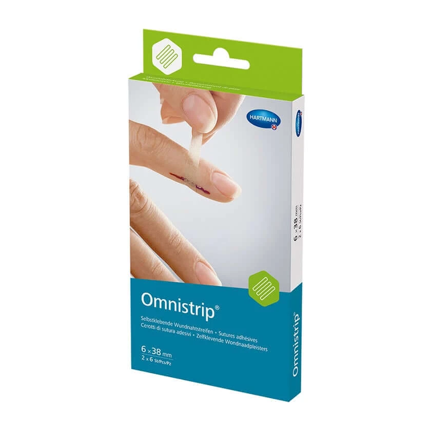 Omnistrip Wundnahtstreifen 6 x 38 mm >Apothekenaufmachung 2 St