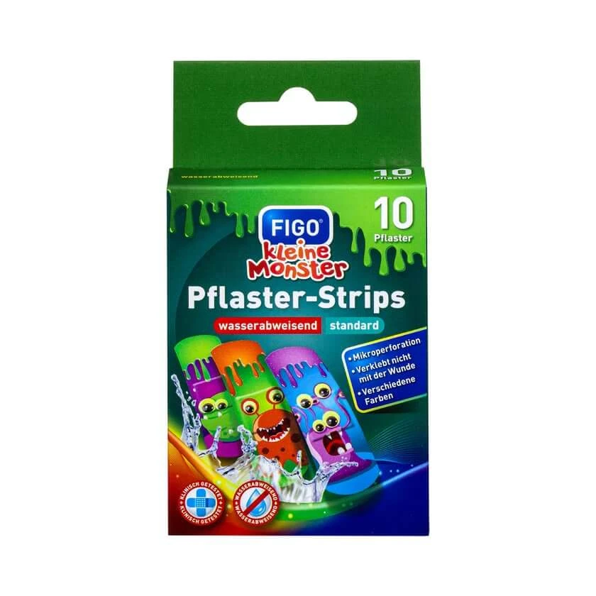 Figo Kinder-pflaster Kleine Monster 10 St