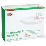 Suprasorb P Sensitive, spumă poliuretanică cu boron, 5 x 5 cm, 10 bucăți