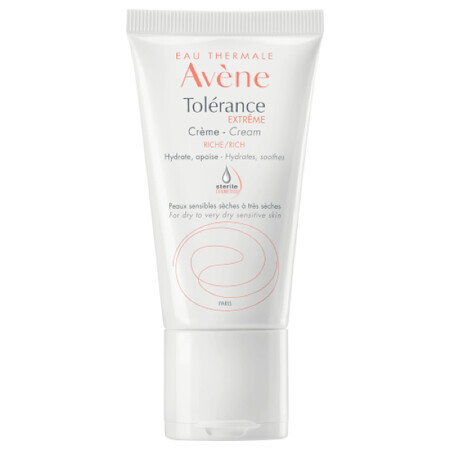 Crema hidratanta pentru piele sensibila, uscata si foarte uscata Tolerance Extreme, 50 ml, Avene