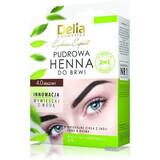 Henna-Pulver Augenbrauenfarbe, 4.0 Braun, 4 g, Delia